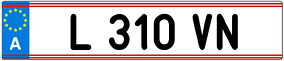 Truck License Plate